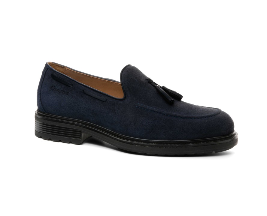 Mocassins | Camport Mocassin Premium Ii Suede Azul