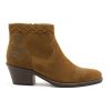 Botas De Salto Alto | Camport Bota Texas Girl Camel Escuro