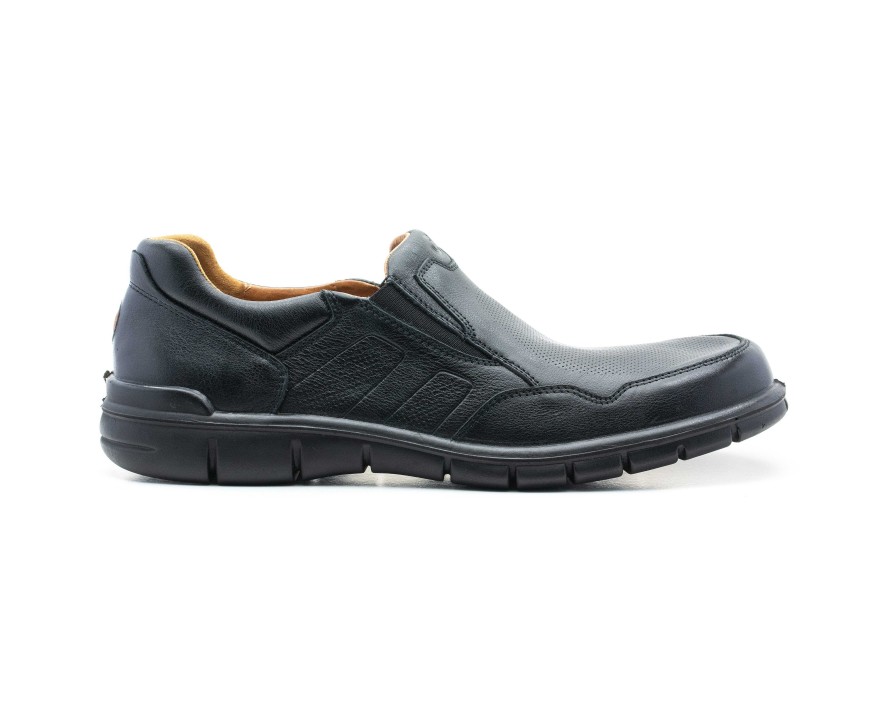 Mocassins | Camport Sapato Walking Preto