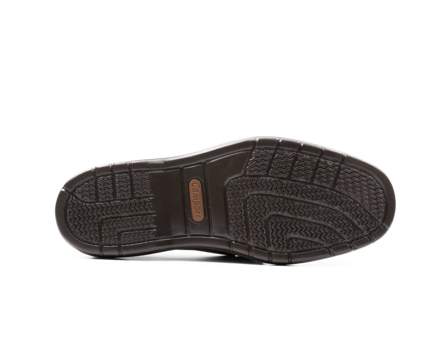 Mocassins | Camport Sapato Pu Boat Castanho