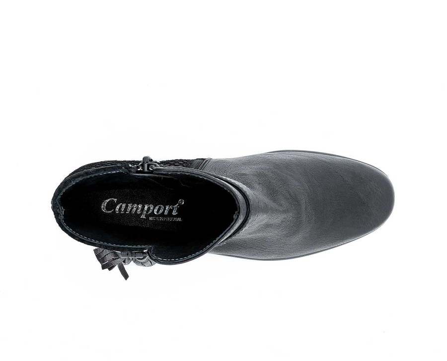 Botas De Salto Alto | Camport Bota Silver Preto