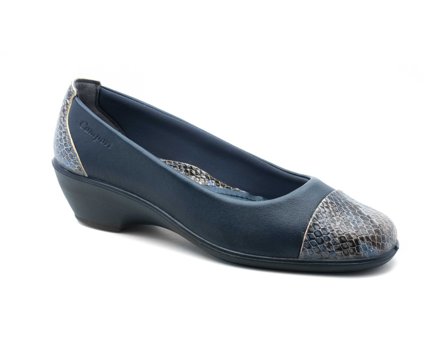 Sapatos | Camport Sapato Dress Code Stretch Navy