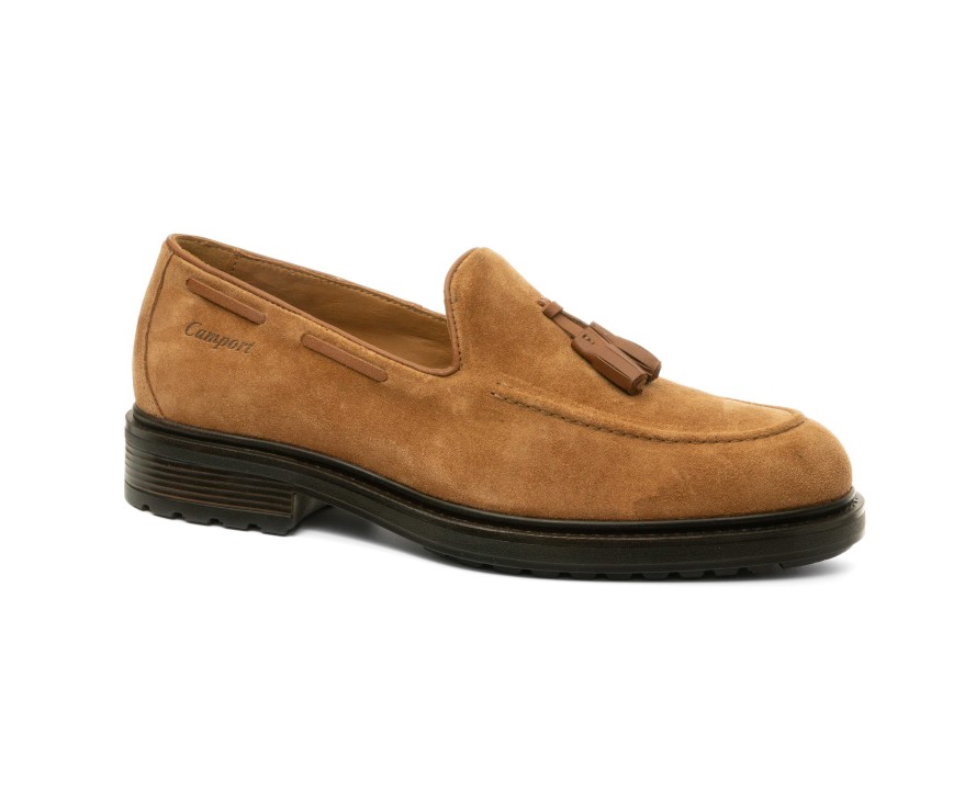 Mocassins | Camport Mocassin Premium Ii Suede Castanho