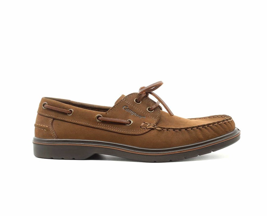 Sapatos | Camport Sapato Pu Boat Castanho Chocolate