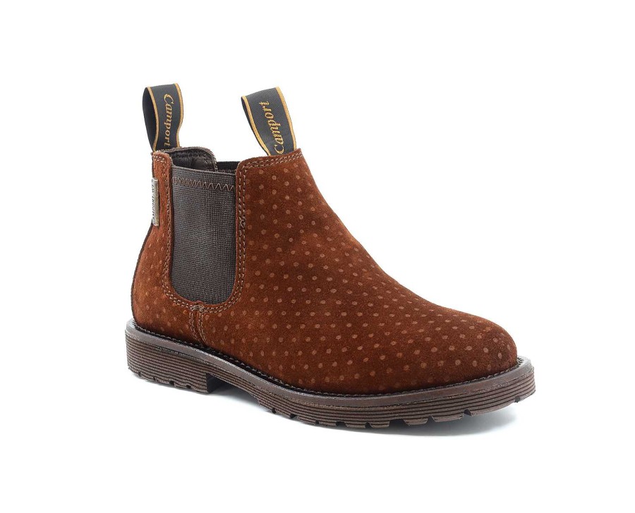 Botas Chelsea | Camport Bota Chelsea Fashion Light Kids Castanho