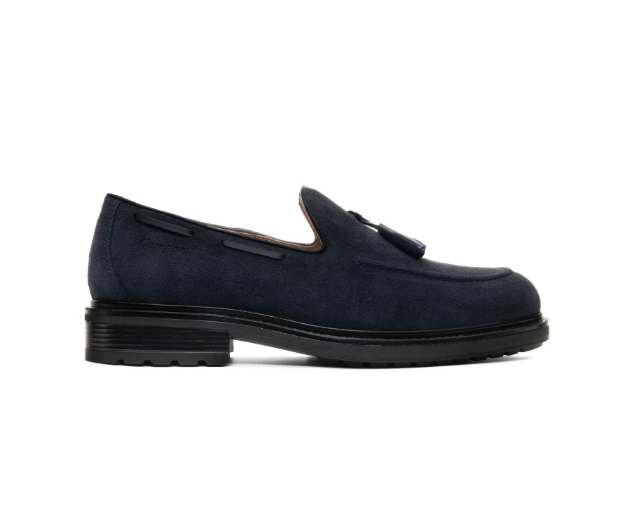 Mocassins | Camport Mocassin Premium Ii Suede Azul