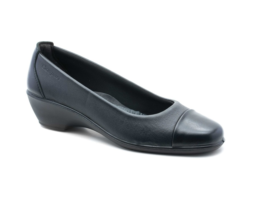 Sapatos | Camport Sapato Dress Code Stretch Preto Midnight