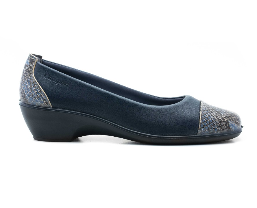 Sapatos | Camport Sapato Dress Code Stretch Navy