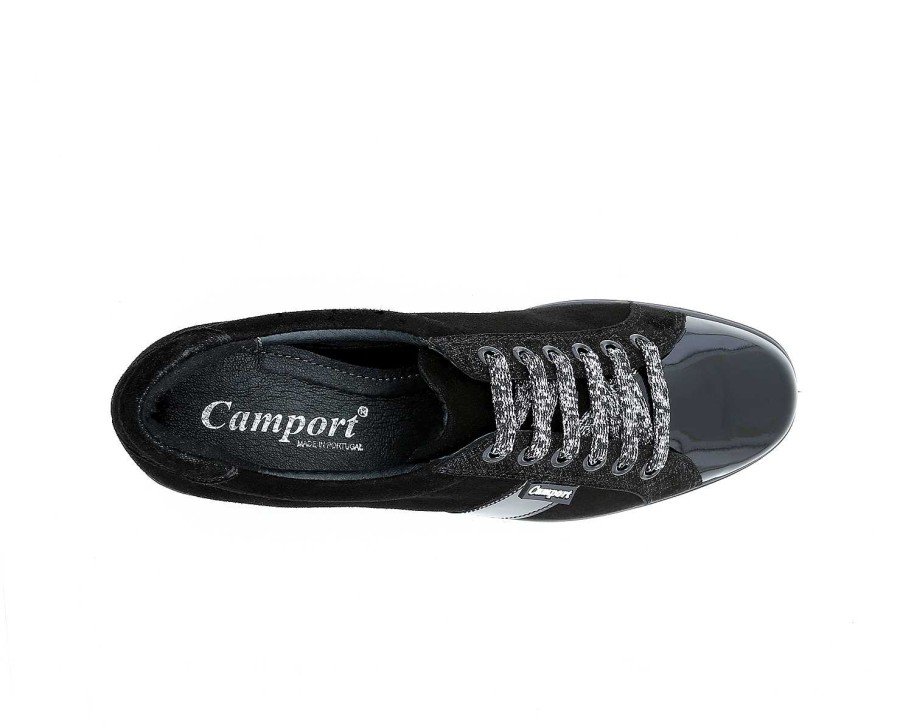 Sapatilhas | Camport Sapato Silver Preto